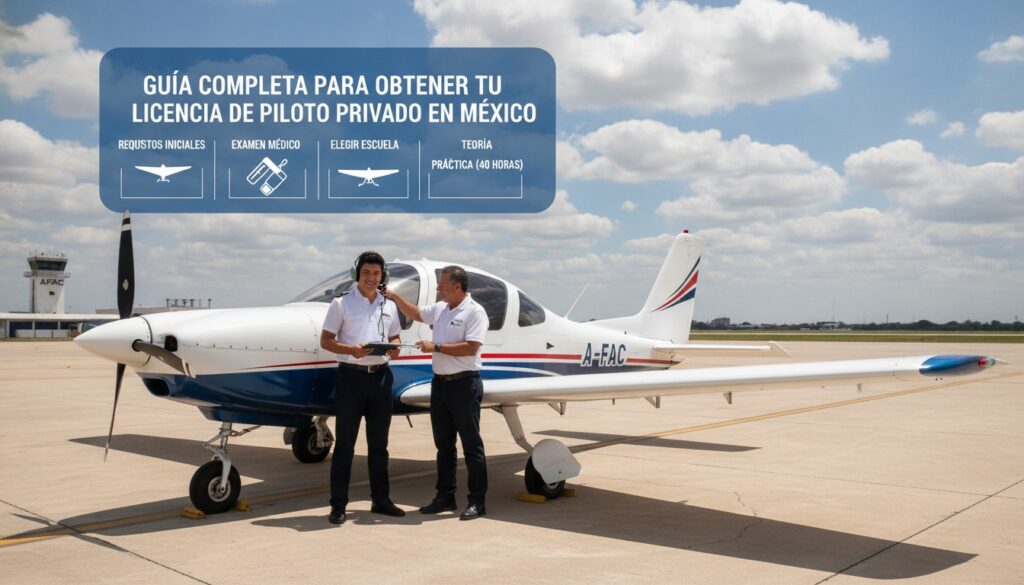 Guía Completa para Obtener tu Licencia de Piloto Privado en México